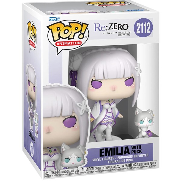 Фото - Игровая фигурка-сюрприз набор FUNKO POP! серии Re:ZERO - ЭМИЛИЯ С ПАКОМ (86515)